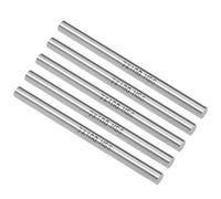 sourcing map Rond Acier Tige 7mm HSS Outil de Tournage Barre 100mm Long pour Arbre Engranage Perceuse Tour Aléseuse Tournant Miniature Essieu Cylindrique épingle 5pcs