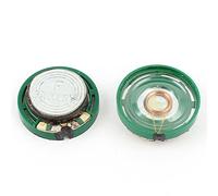 sourcing map Ronde Coque Plastique Électronique De Aimant du Haut-Parleur 0.25W 8 Ohms 21mm 2Pcs