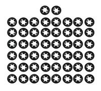 sourcing map Rondelle de Blocage 6mm x 14mm Rondelle Interne Dent Serrure étoile 50pcs