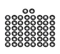 sourcing map Rondelle de Blocage Rondelle de Verrouillage 5mm x 12mm Interne Dent Serrure étoile 50pcs