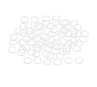 sourcing map Rondelle Nylon Plat Joint Étanchéité M10 13mm OD 10mm ID 1mm Épaisseur pour Robinet Tuyau Eau Transparent Paquet de 100