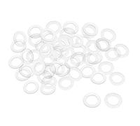 sourcing map Rondelle Nylon Plat Joint Étanchéité M12 20mm OD 12mm ID 1mm Épaisseur pour Robinet Tuyau Eau Transparent Paquet de 100