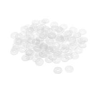 sourcing map Rondelle Nylon Plat Joint Étanchéité M4 17mm OD 4mm ID 1mm Épaisseur pour Robinet Tuyau Eau Transparent Paquet de 100