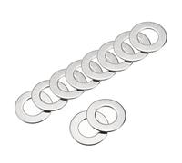 sourcing map Rondelle Plate 1" 316 Inox Acier pour Vis Boulon 10Pcs
