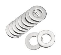 sourcing map Rondelle Plate 3/8" 316 Inox Acier pour Vis Boulon 50Pcs