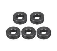 sourcing map Rondelle plate en acier au carbone pour boulons M12, 5 pièces M12 x 28 x 10 mm Noir oxydé Grade 8.8 Attaches ultra épaisses pour l'industrie mécanique