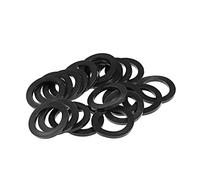 sourcing map Rondelle Plate en Caoutchouc 31x45x3.6mm 20Pcs