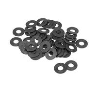 sourcing map Rondelle Plate Nylon Pour 10mm ID Vis Boulon 25mm OD 2mm épais 50PCS