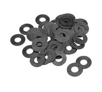 sourcing map Rondelle Plate Nylon Pour 12mm ID Vis Boulon 30mm OD 1.5mm épais 50Pcs