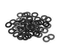 sourcing map Rondelle Plate Nylon Pour 16mm ID Vis Boulon 30mm OD 3mm épais 100Pcs