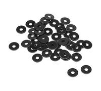 sourcing map Rondelle Plate Nylon Pour 3mm ID Vis Boulon 10mm OD 1mm épais 50Pcs