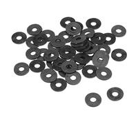 sourcing map Rondelle Plate Nylon Pour M6 Vis Boulon 18mm OD 1.5mm épais 50PCS