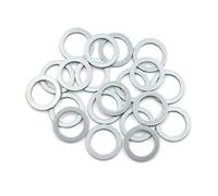 sourcing map Rondelles Joint Bouchon Vidange 16mm ID 22mm OD 20pcs Moteur