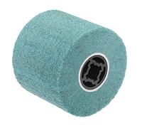 sourcing map Roue de polissage non tissée 120 mm x 100 mm en nylon à lamelles abrasives Grain 320 pour acier inoxydable, cuivre, métal
