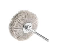 sourcing map Roue en nylon 600 Grains Brosse abrasive avec tête 6mm tige filetée