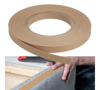 sourcing map Rouleau de bande adhésive en carton pour la fabrication de meubles, canapés, chaises et canapés, 1,3 cm x 40,1 m, marron