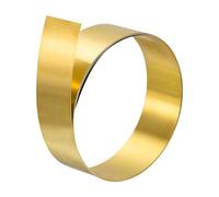 sourcing map Rouleau de feuille de laiton, 2000 mm x 20 mm x 0,3 mm, bande de laiton pour travaux manuels, réparations électriques, mise à la terre