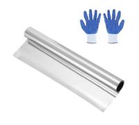 sourcing map Rouleau de feuille en acier inoxydable 304 0,05 mm x 200 mm x 1 m - Plaque en acier inoxydable pour bricolage, artisanat, cuisine, équipement électronique, argenté