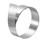 sourcing map Rouleau de Feuille en Acier Inoxydable 304, 0,4 mm x 20 mm x 1 M, Finition Polie, Plaque de Métal Pour L'Artisanat, L'Équipement Électronique, Ton Argenté