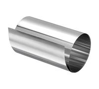 sourcing map Rouleau de feuille fine en acier inoxydable 304, Plaque Acier pour travaux manuels, équipement électronique, argenté 0,02 x 100 x 1000 mm