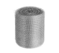 sourcing map Rouleau de grillage métallique en acier inoxydable de 12,7 cm x 9 m, barrière anti-souris pour blocage des trous muraux, souris, serpents