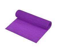 sourcing map Rouleau de papier crépon décoratif pour cérémonie de mariage - Violet foncé - 2,5 m de long - 15 cm de large