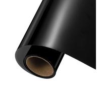 sourcing map Rouleau de vinyle adhésif permanent noir de 25,4 cm x 1,5 m pour décalcomanies, panneaux, scrapbooking, bricolage, décoration d'intérieur