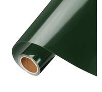 sourcing map Rouleau de vinyle adhésif permanent pour découpe, panneaux, scrapbooking, loisirs créatifs, décoration d'intérieur, vert foncé, 25,4 cm x 3 m