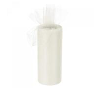 sourcing map Rouleaux de ruban de tulle pastel de 15,2 cm x 22,9 m pour emballage cadeau, Noël, mariage, loisirs créatifs, beige