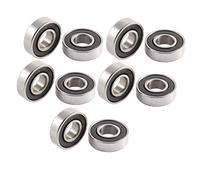 sourcing map Roulement à billes 12x28x8mm 6001-RS 10 pcs