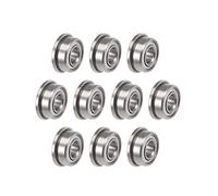 sourcing map Roulement à Billes à Bride F684ZZ 4 x 9 x 4mm Blindage Chrome Acier Roulements 10Pcs