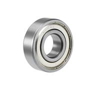 sourcing map Roulement à Billes à Gorge Profonde 6203ZZ 17x40x12mm Double Blindage Chromé 1pcs