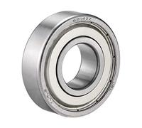 sourcing map Roulement à Billes à Gorge Profonde 6204ZZ Bouclier Unique 20mmx47mmx14mm Acier