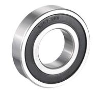 sourcing map Roulement à Billes à Gorge Profonde 6207-2RS Double Scellé 35mmx72mmx17mm Acier 1pcs