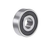 sourcing map Roulement à Billes à Gorge Profonde 6302-2RS 15x42x13mm Double Scellé Chrome Acier 1pcs