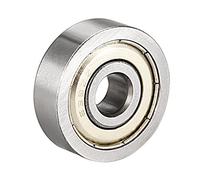 sourcing map Roulement à Billes à Gorge Profonde 638ZZ Bouclier Unique 8x28x9mm Chrome Acier 1pcs