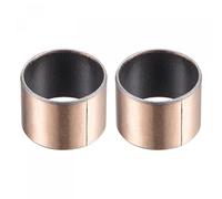 sourcing map Roulement à Douille 18mm Alésage 20mm OD 15mm Longueur Lisse Roulements Enveloppé Sans Huile Bagues 2pcs