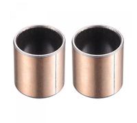 sourcing map Roulement à Douille 20mm Alésage 23mm OD 25mm Longueur Lisse Roulements Enveloppé Sans Huile Bagues 2pcs