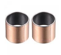 sourcing map Roulement à Douille 24mm Alésage 27mm OD 30mm Longueur Lisse Roulements Enveloppé Sans Huile Bagues 2pcs