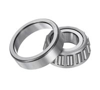 sourcing map Roulement à rouleaux coniques 30203 Cône et coupe, alésage 17 mm x 40 mm DE x 13 mm d'épaisseur, ensemble de roulements coniques en acier chromé, ABEC-3