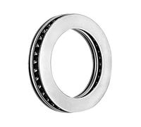 sourcing map Roulement de Butée à Aiguille avec Roulement Rondelle 45mm Dia Alésage 65mm OD 5mm Largeur AXK4565+2AS