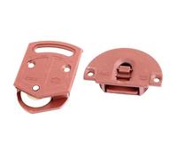 sourcing map roulette porte coulissante placard armoire penderie 21mm Dia roues plastique blanc Bourgogne Set