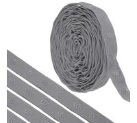 sourcing map Ruban à bouton-pression de 6 m pour couture, boutons pression en coton pour vêtements, tissus, loisirs créatifs, ombre