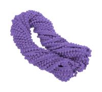 sourcing map Ruban à franges en nylon pour loisirs créatifs, couture, rideaux, vêtements, décoration d'intérieur, violet moyen, 18 m x 18 m