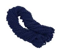 sourcing map Ruban à franges en nylon pour loisirs créatifs, couture, rideaux, vêtements, décoration d'intérieur, 18 m, bleu marine