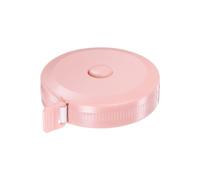 sourcing map Ruban à mesurer 1.8M/70 Pouces Rond Rétractable Dimensionurs Ruban Mesurer Poche Dimension pour Corps, Tissu, Couture et Artisanat Mesures, Rose