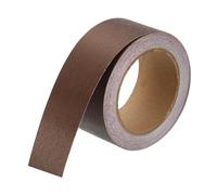 sourcing map Ruban adhésif grain de bois autocollant en PVC imperméable amovible pour porte d'armoire de salle de bain, cadre photo, 5,1 x 12,9 m, bronze doré