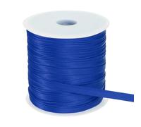 sourcing map Ruban de biais en satin pré-plié à double pli pour couture, matelassage, ourlet, loisirs créatifs, 1,9 cm x 40,7 m, bleu foncé