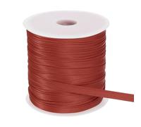 sourcing map Ruban de biais en satin pré-plié à double pli pour couture, matelassage, ourlet, loisirs créatifs, 1,9 cm x 40,7 m, marron foncé