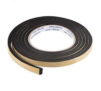 sourcing map Ruban d'étanchéité Joint Mousse Adhésive Bande EVA Pour Fenêtre Porte Isolation 10mm Large 5mm Épais 2m Long